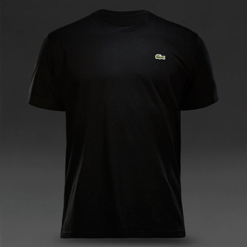 Lacoste Embroidered Croc Tee Black for Men